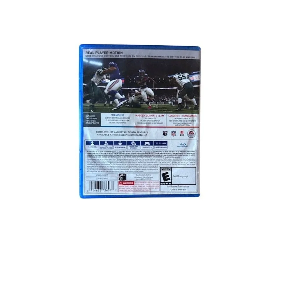 Madden NFL 19 for PlayStation 4 PS4 Game‎ Sports E Rating 2018 EA